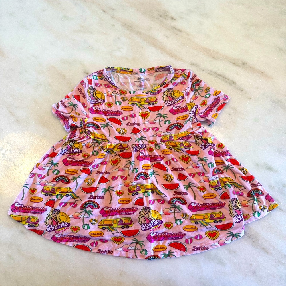 Posh Peanut Barbie Malibu Short Sleeve Peplum Shirt